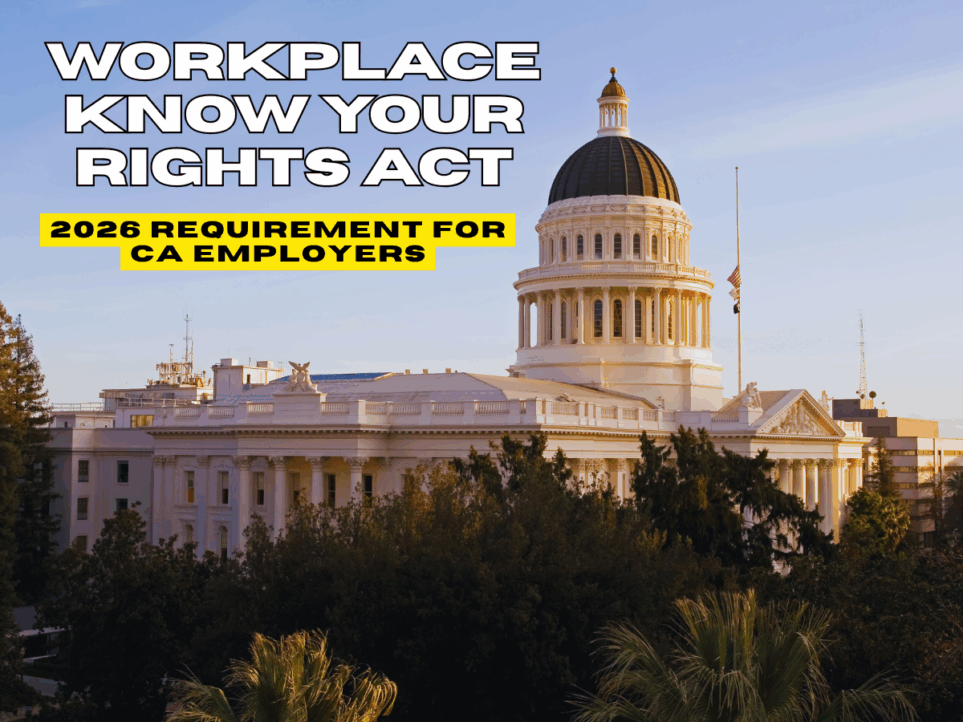 Workplace Know Your Rights Act Archives | California Employment Law Report