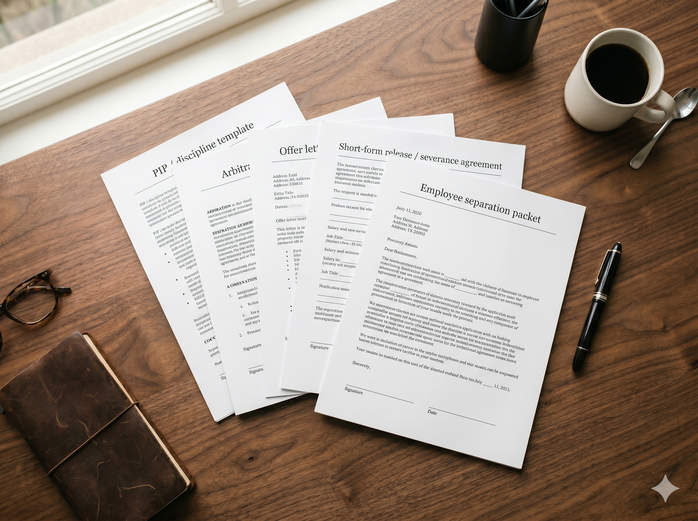 Five Documents Every California Employer Should Have Pre-Approved by Counsel