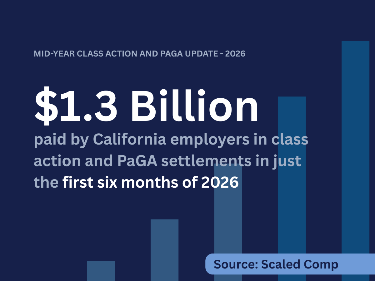 2026 - Amount of Wage & Hour Settlements - Mid-Year