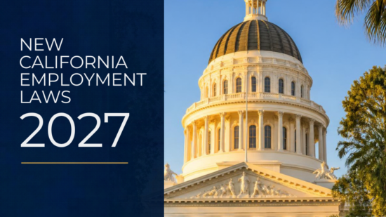 New California Employment Laws 2027
