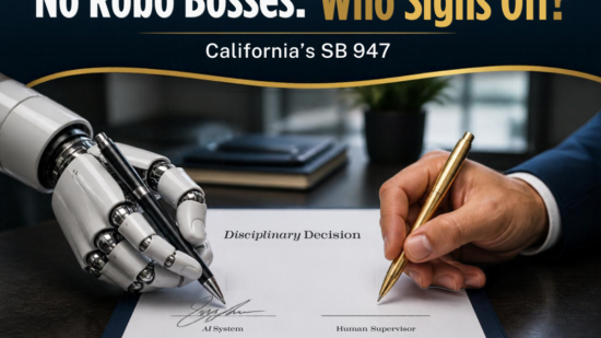 SB 947 employment law - No Robo Bosses